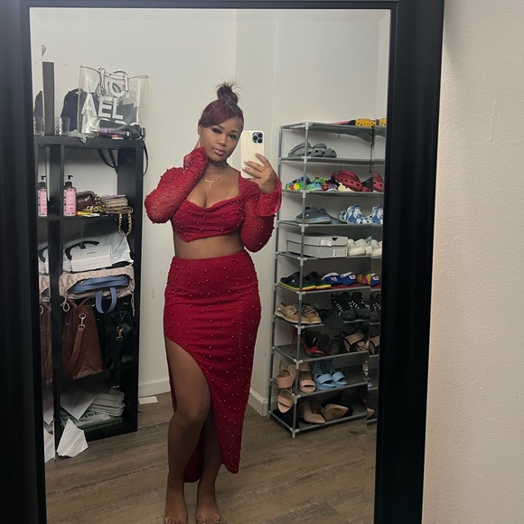 Oh Polly Embellished Two Piece Set - Picture 4 of 5